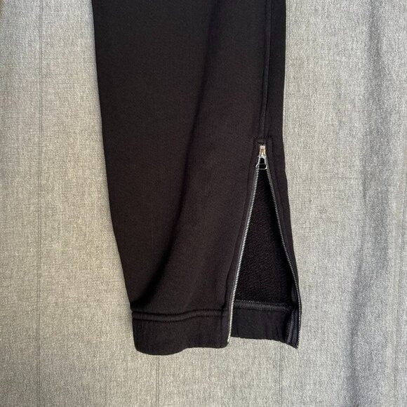 Cotton Citizen Bronx Sweatpants Black Silver Ankle Zipper Pants Size XXL - Picture 7 of 15